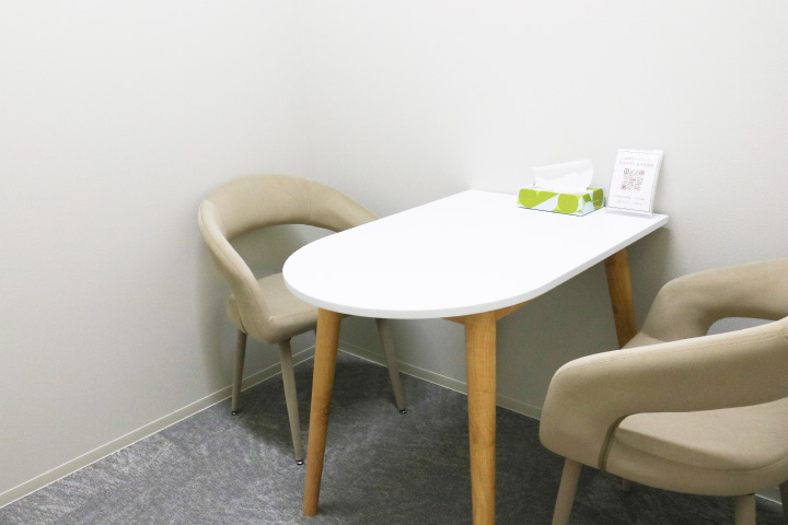 西神Nクリニックのカウンセリングルーム