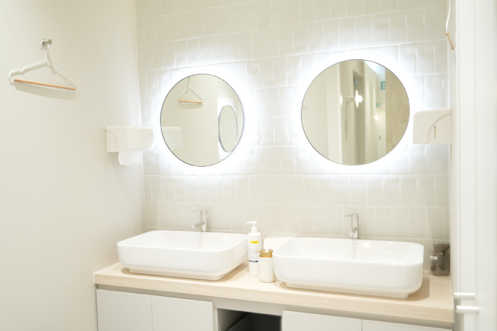 西神Nクリニックのパウダールーム